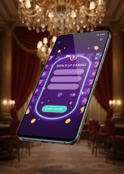 Interface d'inscription High Casino montrant les champs à remplir et le bonus de bienvenue offert aux nouveaux joueurs